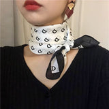 Luxury Silk Satin Neck Head Scarf Women Scarfs Female 70*70cm Kerchief Square Shawls and Wraps Scarves Bag Bandana