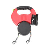 2 Color Retractable Dual Double Pet Leash