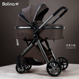 Bolina 3 in 1 Baby Stroller High Landscape Carriage Light Newborn Pram Shock Proof Two Way 2 in 1 Kid Car Baby Comfort  2021