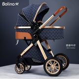 Bolina 3 in 1 Baby Stroller High Landscape Carriage Light Newborn Pram Shock Proof Two Way 2 in 1 Kid Car Baby Comfort  2021