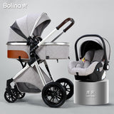 Bolina 3 in 1 Baby Stroller High Landscape Carriage Light Newborn Pram Shock Proof Two Way 2 in 1 Kid Car Baby Comfort  2021