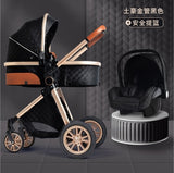 Bolina 3 in 1 Baby Stroller High Landscape Carriage Light Newborn Pram Shock Proof Two Way 2 in 1 Kid Car Baby Comfort  2021