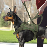 Tactical Dog Harness Vest Military, Harness Leash, Dog Vest For Medium Large Dogs German Shepherd