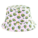 Summer Sun Hat Reversible Duck Bucket Hat for Men Women Cotton Bob Sad Boys Panama Fold Girls Beach Travel Outdoor Fisherman Hat