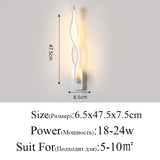 Modern Minimalist Wall Lamps - 16W AC96V-260V LED Indoor.  Aisle Lighting decoration