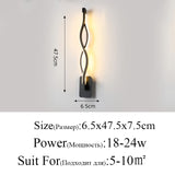 Modern Minimalist Wall Lamps - 16W AC96V-260V LED Indoor.  Aisle Lighting decoration