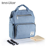 Insular Brand Nappy Backpack Bag Mummy Large Capacity Stroller Bag Mom Baby Multi-function Waterproof Outdoor Travel Diaper Bags