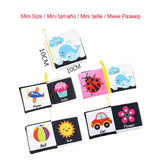 Baby Cloth Book Black White Book For Baby Early Development Baby Books Educational Cognize Book Baby Toys 0 12 Months