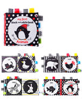 Baby Cloth Book Black White Book For Baby Early Development Baby Books Educational Cognize Book Baby Toys 0 12 Months