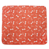 Reusable Pet Urine Pad Washable Dog Cat Diaper Mat 3 Layer Absorbent Dogs Diapers Pads Bone Paw Print For Sofa Bed Floor