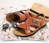 Men Leather Sandals Summer Classic