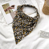 Summer Printting Hair Scarf.Triangle Bandanas Hairband Headband Elastic Hair Bands Headwrap Hair Accessories