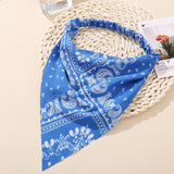 Summer Printting Hair Scarf.Triangle Bandanas Hairband Headband Elastic Hair Bands Headwrap Hair Accessories