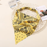 Summer Printting Hair Scarf.Triangle Bandanas Hairband Headband Elastic Hair Bands Headwrap Hair Accessories