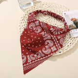 Summer Printting Hair Scarf.Triangle Bandanas Hairband Headband Elastic Hair Bands Headwrap Hair Accessories