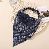 Summer Printting Hair Scarf.Triangle Bandanas Hairband Headband Elastic Hair Bands Headwrap Hair Accessories