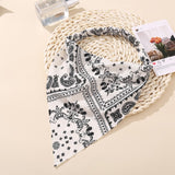 Summer Printting Hair Scarf.Triangle Bandanas Hairband Headband Elastic Hair Bands Headwrap Hair Accessories