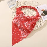 Summer Printting Hair Scarf.Triangle Bandanas Hairband Headband Elastic Hair Bands Headwrap Hair Accessories