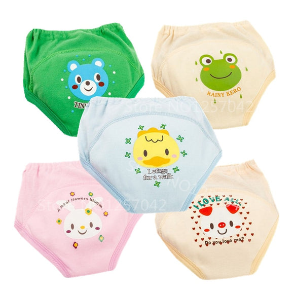 Baby Infant Toddler Waterproof Training Pants Cloth Diaper Nappies Reusable Baby Panties Washable Cotton Nappy Changing